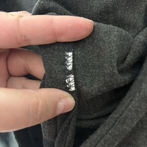 Three Bird Nest Womens Med The Perfect Long Sleeve Harem Jumpsuit Dark Gray Cozy - Picture 8 of 11